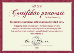 Certifikát pravosti