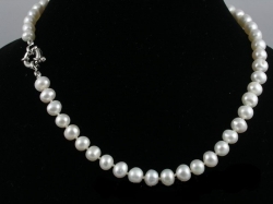 Perlový náhrdelník CN0090GPWH