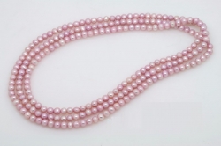 Dlouhý náhrdelník "Klasik" růžový