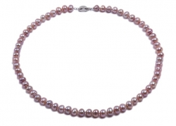 Náhrdelník z levandulových perel