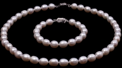 Perlový náhrdelník + náramek   